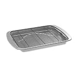Nordic Ware 17x12-Inch Natural Aluminum Oven Crisp Baking Tray and Rack Set