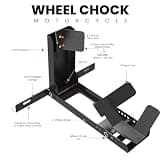 GRAND PITSTOP 2000lb Foldable Detachable Universal Motorcycle Wheel Chock