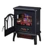 Duraflame 3D Infrared Quartz Electric Fireplace Stove Heater in Matte Black