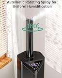 Aerzy 5-Gallon Supersized Cool Mist Humidifier with Auto 180-Degree Mist Tube