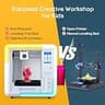 AOSEED X-Maker AI+ Smart 3D Printer with 8 PLA Filaments for Education