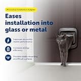PetSafe Microchip Cat Flap Installation Adaptor for Metal and Glass Doors