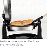 Chefman Rotating 180-Degree Flip Belgian Waffle Maker with Non-Stick Coated Plates
