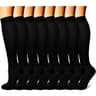 CHARMKING Graduated Copper Support Compression Socks 15-20 mmHg (8 Pairs)