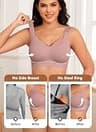 Xcutting Wireless Jelly Bra with W-Gel Support and Secure U-Back Design