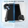 WELLFIT Folding Treadmill with Auto-Alignment Belt and Hands-Free Voice Control