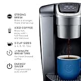 Keurig K-Elite Single-Serve Programmable K-Cup Pod Coffee Maker, 75oz