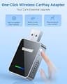 Visoud Phantom Silver Edition 2-in-1 Wireless CarPlay & Android Auto Adapter