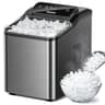Vibofrost 35lb Pebble Ice Machine Featuring Anti-Scale Self-Cleaning System
