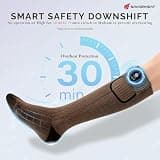 SAVIOR HEAT App Control Merino Wool Electric Heated Ski Socks with Bluetooth