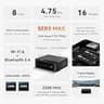 Beelink SER5 MAX Mini PC Desktop, AMD Ryzen 7 7735HS, 24GB RAM, 500GB SSD