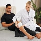 Deyeek Men's Active Recovery Track Pants with Quick-Release Leg Snaps