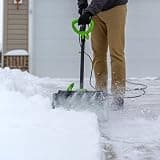 Earthwise SN70016 16-Inch 12-Amp Heavy-Duty Corded Electric Snow Shovel