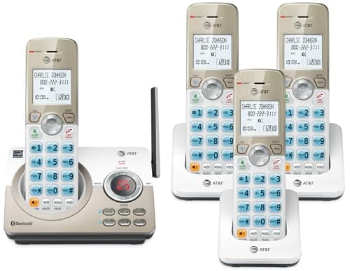 AT&T DL72419 4-Handset DECT 6.0 Cordless Phone System with Smart Call Blocker