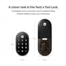 Google Nest x Yale Tamper-Proof Smart Keypad Deadbolt Lock for Keyless Front Door