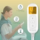 Comfytemp 2.6lb Heavy Weighted Electric Heating Pad for Neck and Shoulder Pain
