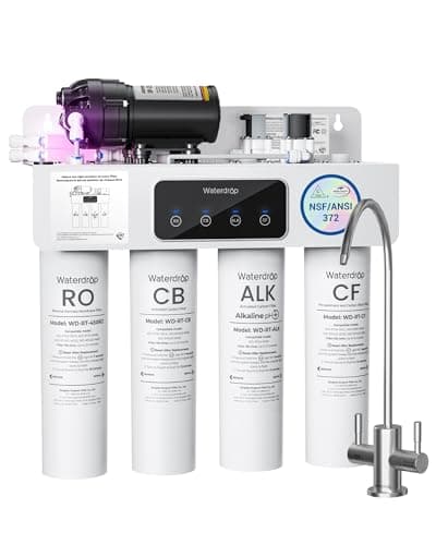 Waterdrop T4-A Tankless Alkaline pH+ Reverse Osmosis Under-Sink Filter