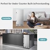 Velieta 15-Inch Outdoor Beverage Refrigerator Cooler with French Doors