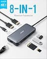 Anker 8-in-1 Dual Monitor USB-C Hub with 85W Power Delivery and Ethernet