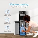 Brio Bottom-Loading Water Cooler Dispenser with Smart LED Empty Bottle Alert
