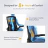 QLTPLUS Ergonomic Office Desk Chair with Molded Foam and Lumbar Support
