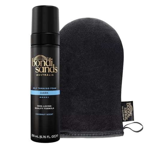 Bondi Sands Dark Self Tanning Foam Kit with Reusable Application Mitt included