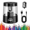 ZMOL Rechargeable Electric Pencil Sharpener for Kids with 3 Adjustable Modes