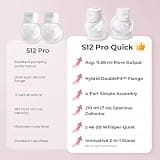 Momcozy S12 Pro Quick Hands-Free Wearable Wireless Breast Pump with Hybrid Flange