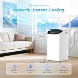 Generic Ultra-Quiet Portable Air Conditioner with Sleep Mode, 14,000 BTU