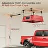 Pacikwest Truck Cap Hoist System for Garage Ceiling, 250 lbs Capacity, Self-Leveling