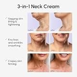 MAREE Neck Cream with Face Roller, Marine Collagen, & Pro-Retinol Formula