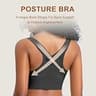 Starmiss Wireless Push-Up Posture Bra with Seamless Criss-Cross Layout