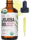 Kate Blanc Cosmetics USDA Certified Organic Pure Cold-Pressed Jojoba Oil
