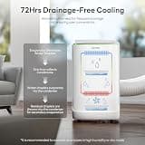 Zafro 16,000 BTU Smart Inverter Dual Hose Portable Air Conditioner Unit