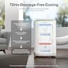 Zafro 16,000 BTU Smart Inverter Dual Hose Portable Air Conditioner Unit