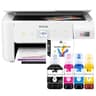 Pinckney Cartridge-Free Super-Tank Sublimation Printer with Ink Bundle
