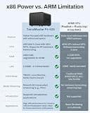 TERRAMASTER F4-425 4-Bay Network Attached Storage with Intel Quad-Core CPU