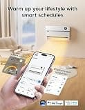 Dreo WH719S Smart Electric Wall Heater with Wi-Fi and 120° Oscillation