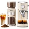 Gevi 20-Bar Espresso Machine with 35-Setting Burr Grinder and Barista Accessory Kit