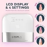 SUNUV SUN3 Professional Dual-Wavelength UV LED Nail Lamp with Smart Memory