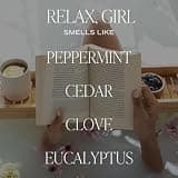 Sweet Water Decor Relax Girl Aromatherapy Scented Soy Wax Candle, Standard Size