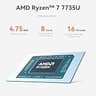Beelink EQR7 Mini Computer System, AMD Ryzen 7 7735HS, 24GB RAM, 500GB SSD