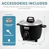Aroma Housewares Select Stainless Rice Cooker with Uncoated Pot, 6-Cup