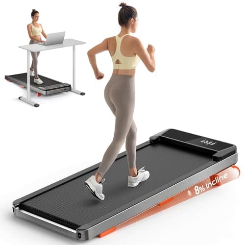 TREAFLOW 2.5HP Manual Incline Walking Pad with Multi-Functional Screen