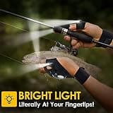 PARIGO LED Flashlight Gloves with Focused Index Finger and Thumb Lights