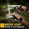 PARIGO LED Flashlight Gloves with Focused Index Finger and Thumb Lights