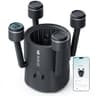 BUBLUE F10 Automatic Pool Skimmer Robot with Dual-Layer Filtration and Corner Boost