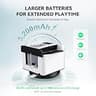 KPAW Portable Automatic Card Shuffler and Auto Post-Shuffle Dealer, White