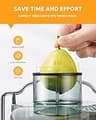 GDOR 800W Dual-Speed Centrifugal Juicer Machine with 3-Inch Wide Feed Chute