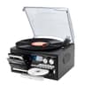 9-in-1 Vintage Bluetooth Record Player with Stereo Speakers and USB/SD Playback